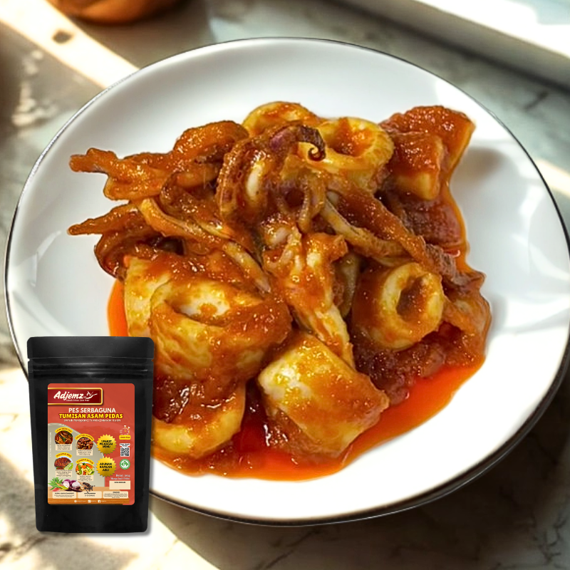 Resipi Sotong Goreng Asam Pedas