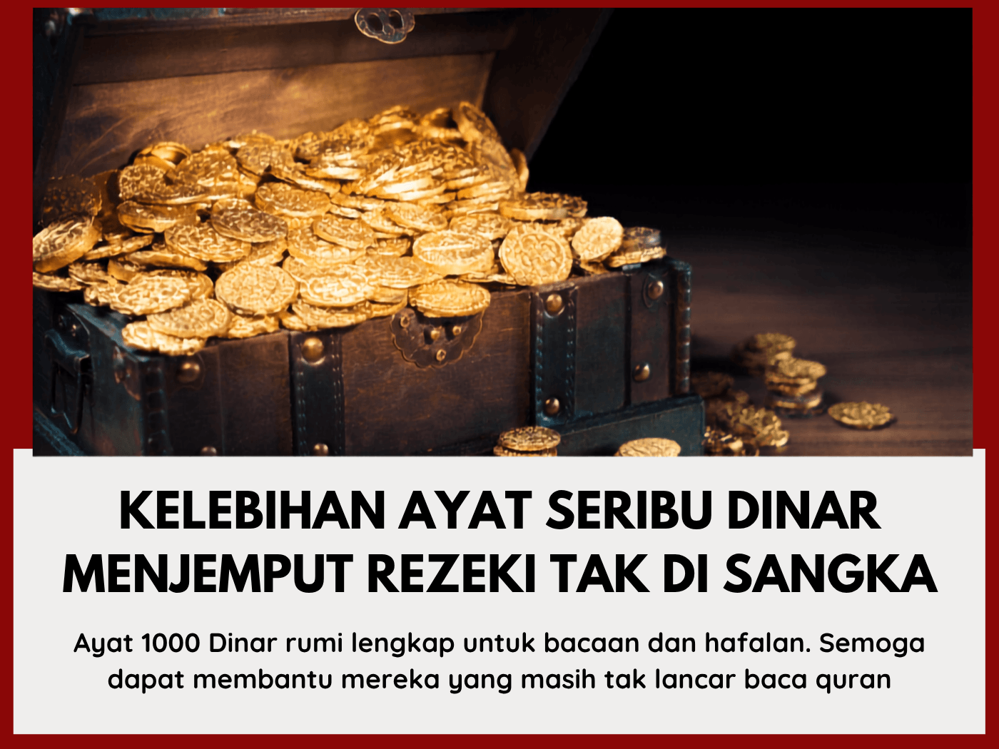 ayat 1000 Dinar rumi