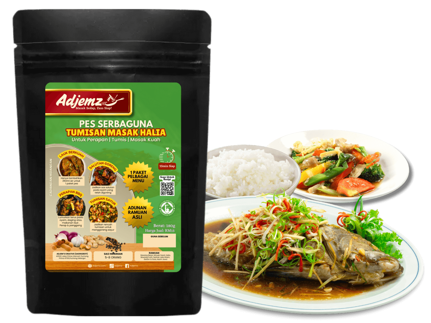 pes serbaguna masak halia