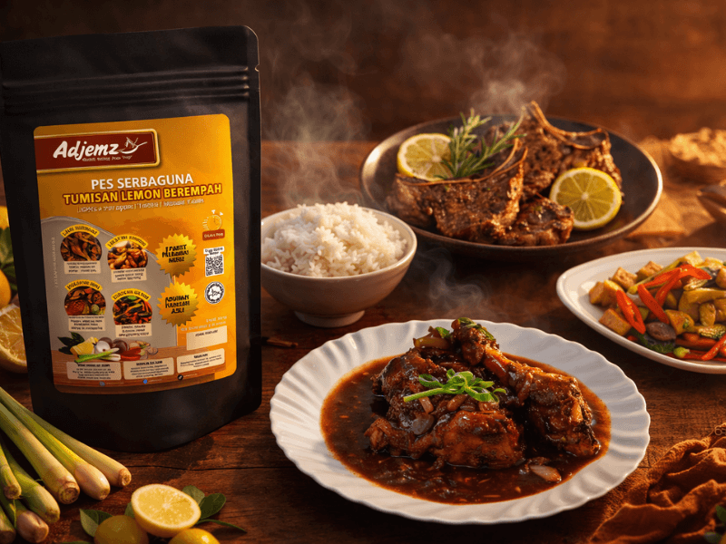 Hidangan Pes Lemon Berempah - Halal (3)